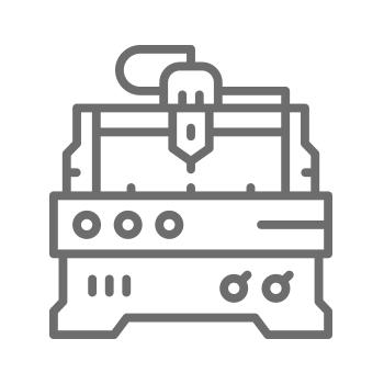 CNC grey icon